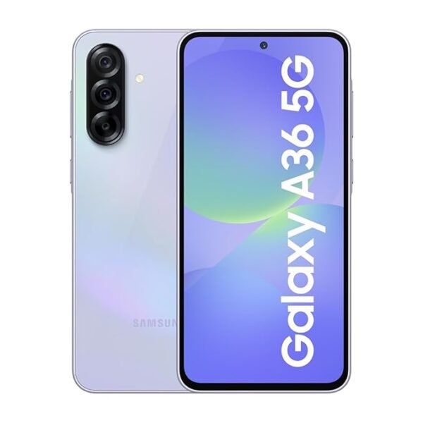Samsung Galaxy A36 5G (Awesome Lavender, 8GB, 256GB) | Gemini Live | Awesome Intelligence (AI): Circle to Search, My Filter, Object Eraser | 4nm Snapdragon Processor | Flagship Grade Camera
