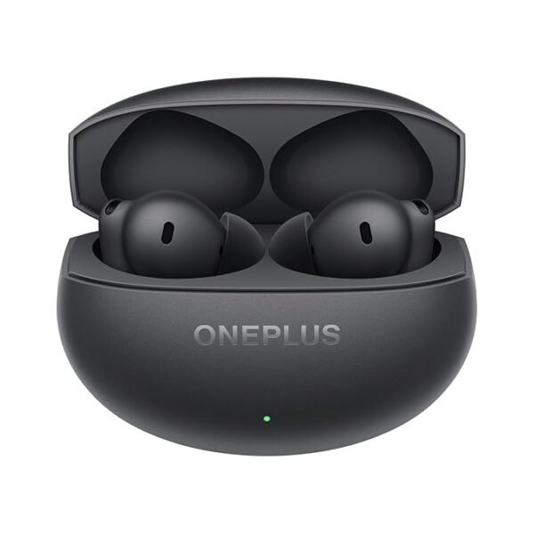 OnePlus Buds 4 TWS Earbuds with Upto 55dB Real-time ANC, Adaptive Mode, Dual Drivers and DACs, 3D Audio, Upto 45hrs Music Playback, Dual-Device connectivity, 47ms Low Latency, Storm Gray